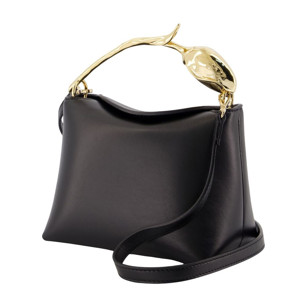 Mini Bloom Handtasche - ERDEM - Leder - Schwarz