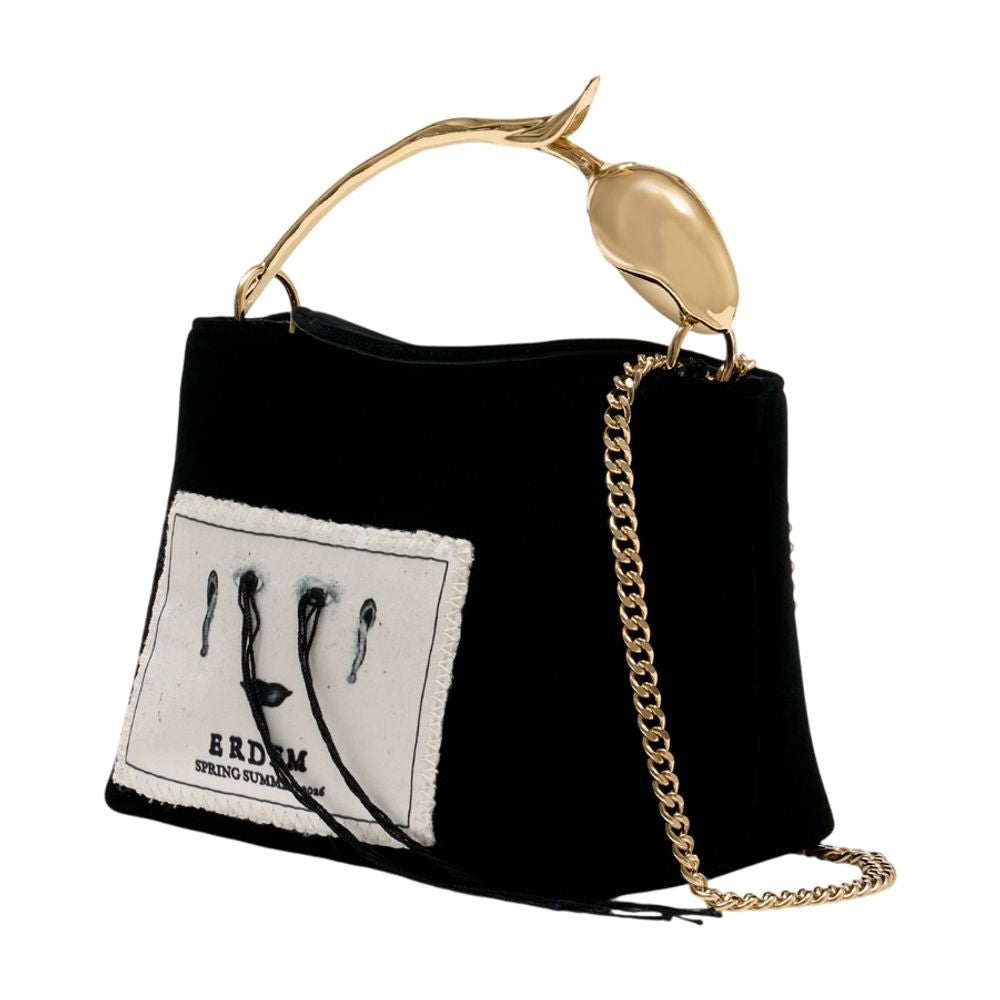 Mini Bloom Handtasche - ERDEM - Synthetik - Schwarz