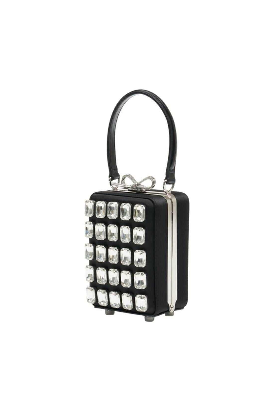 Self Portrait-Micro Handtasche - SELF PORTRAIT - Seide - Schwarz-Taschen-Black-Deal-Outlet-by-ARCHIVIST