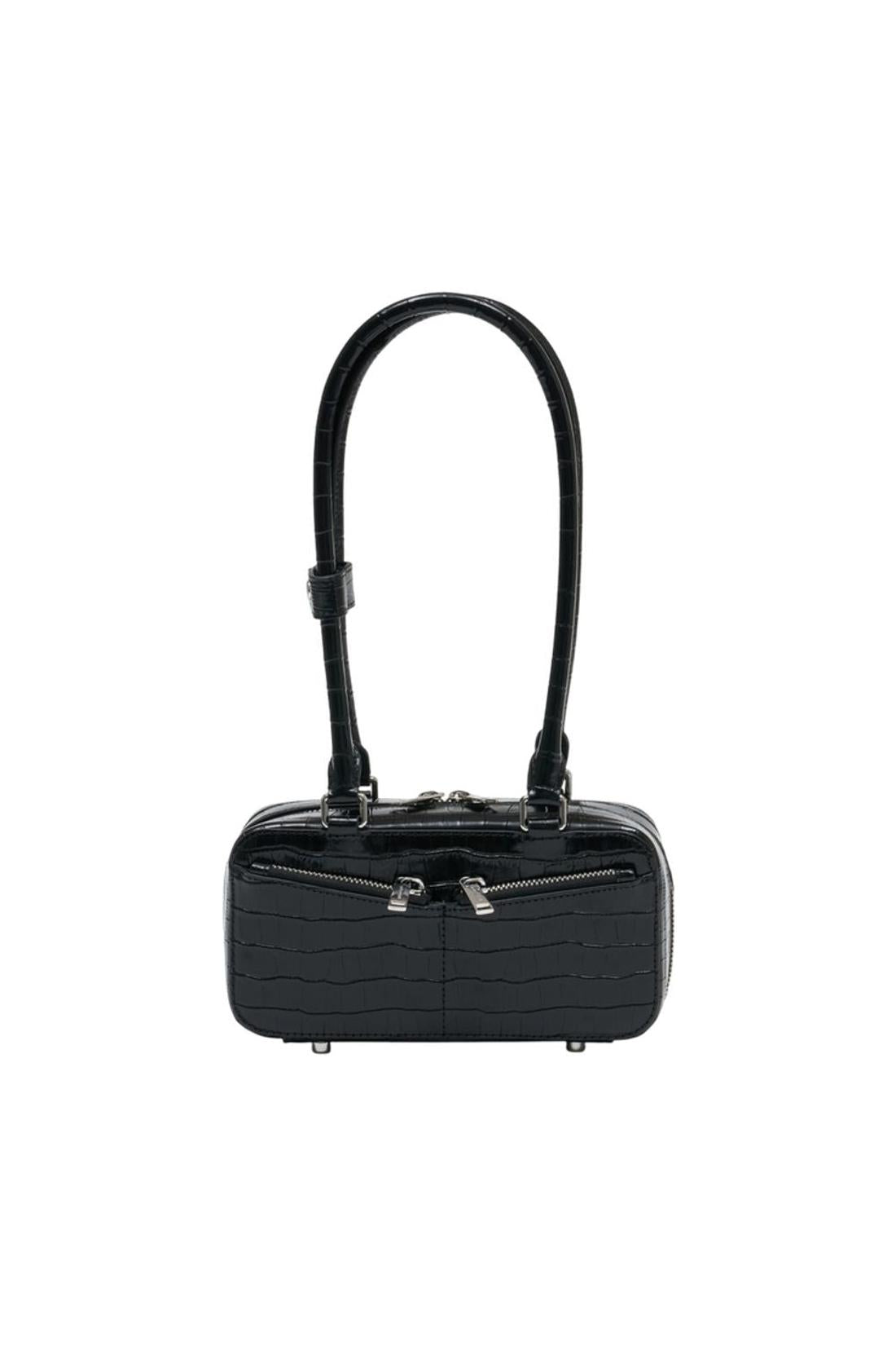 Self Portrait-Mini-Schultertasche - SELF PORTRAIT - Leder - Schwarz-Taschen-Black-Deal-Outlet-by-ARCHIVIST