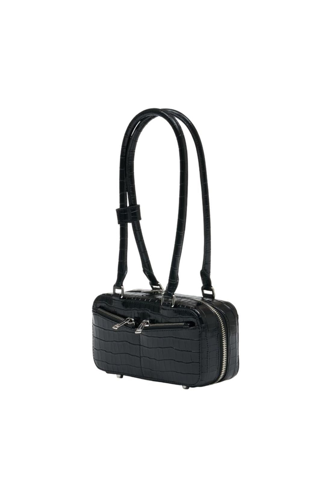 Self Portrait-Mini-Schultertasche - SELF PORTRAIT - Leder - Schwarz-Taschen-Black-Deal-Outlet-by-ARCHIVIST