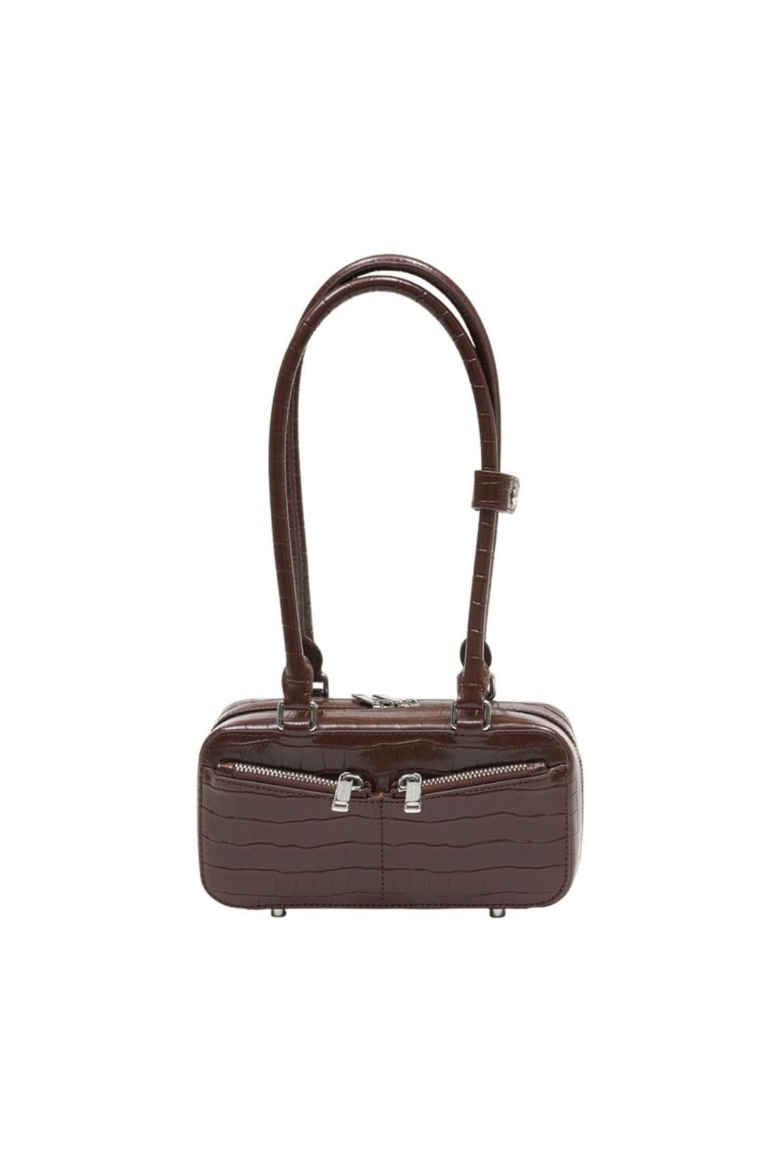 Self Portrait-Mini-Schultertasche - SELF PORTRAIT - Leder - Braun-Taschen-Black-Deal-Outlet-by-ARCHIVIST