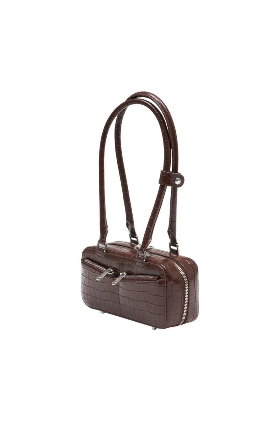 Self Portrait-Mini-Schultertasche - SELF PORTRAIT - Leder - Braun-Taschen-Black-Deal-Outlet-by-ARCHIVIST