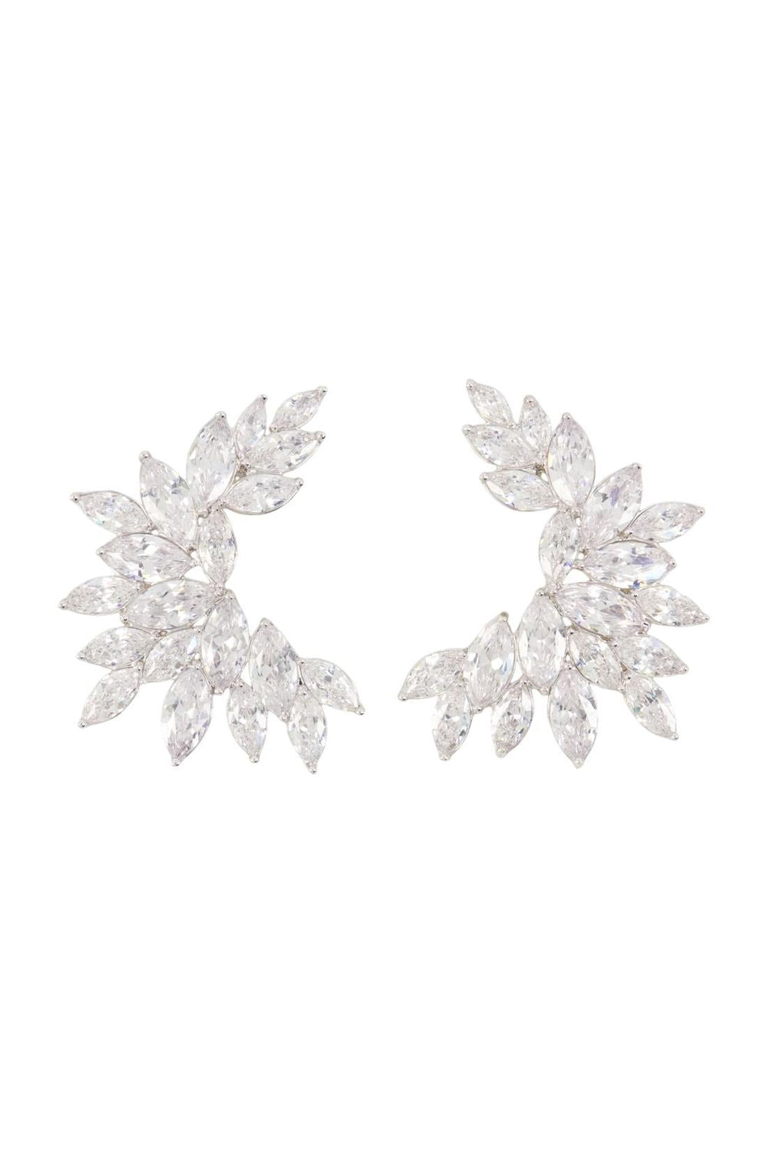 Self Portrait-Cuff-Ohrringe - SELF PORTRAIT - Metall - Silber-Schmuck-Black-Deal-Outlet-by-ARCHIVIST