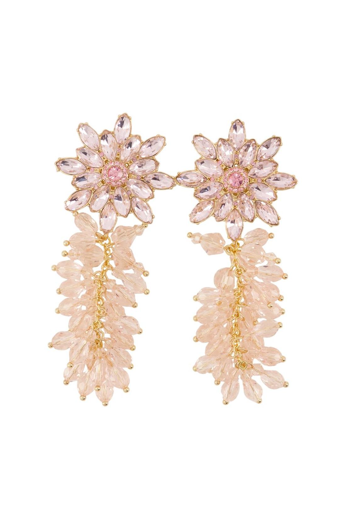 Self Portrait-Cluster Flower Ohrringe - SELF PORTRAIT - Metall - Rosa-Schmuck-Black-Deal-Outlet-by-ARCHIVIST