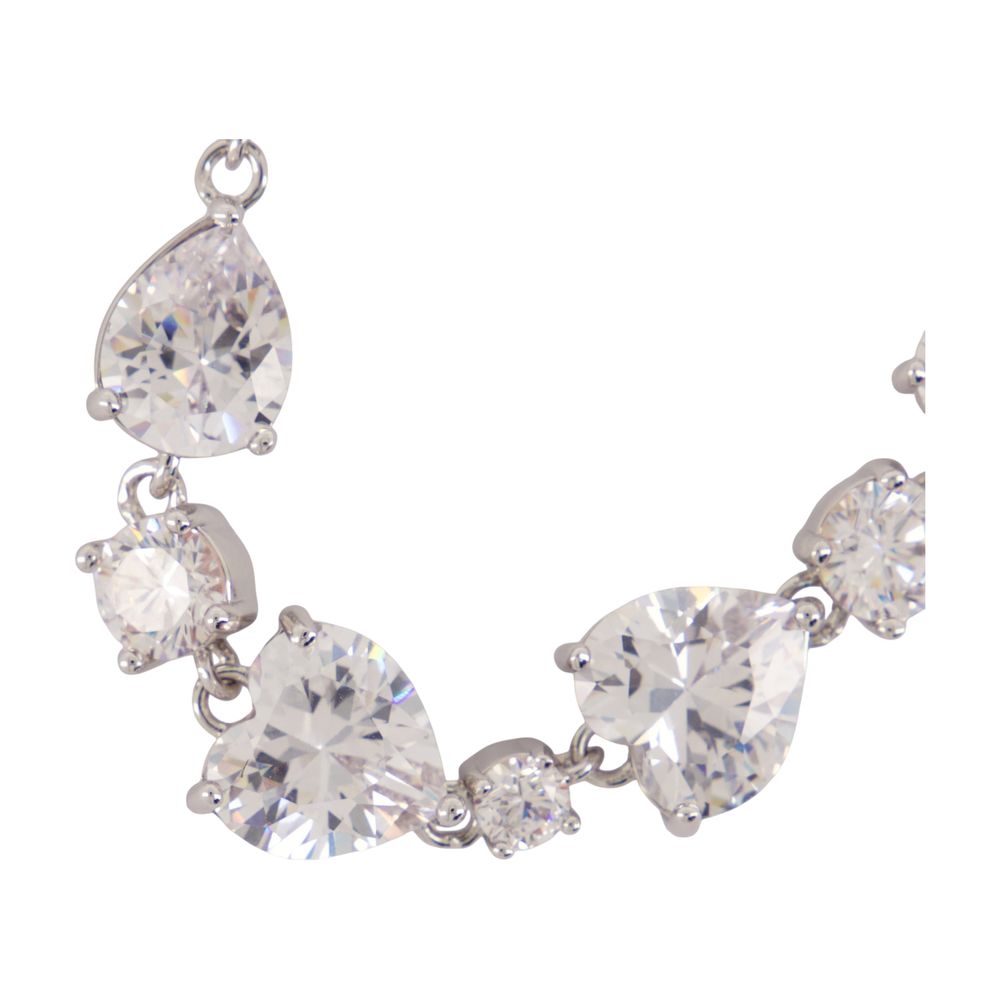 Armband „Crystal Droplet“ – SELF PORTRAIT – Perlen – Silberfarben