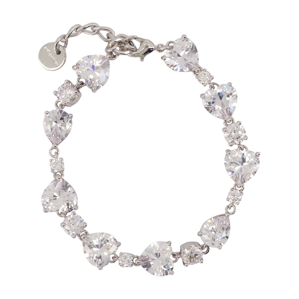 Armband „Crystal Droplet“ – SELF PORTRAIT – Perlen – Silberfarben