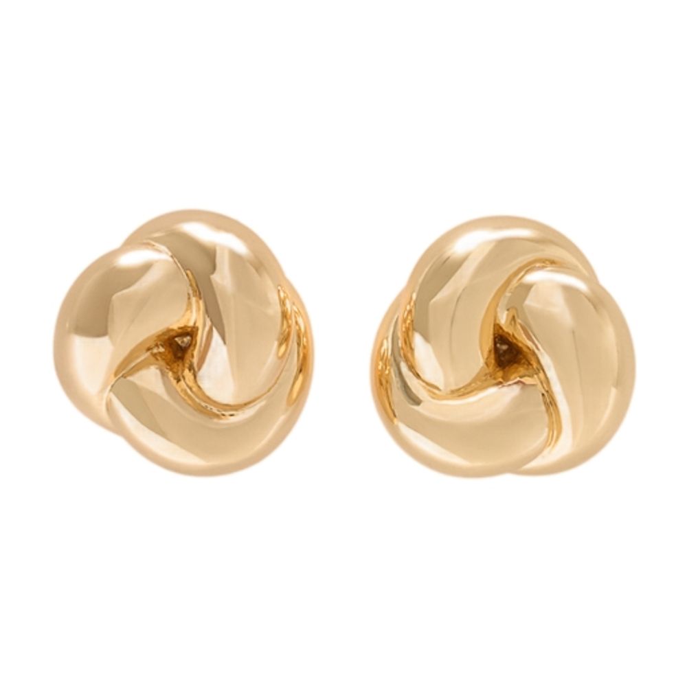 Ohrringe „Small Knot“ – SELF PORTRAIT – Metall – Goldfarben