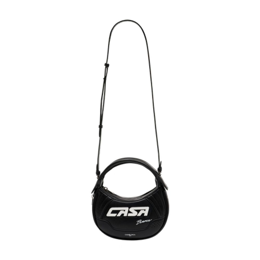 Biker-Handtasche – Casablanca – Leder – Schwarz