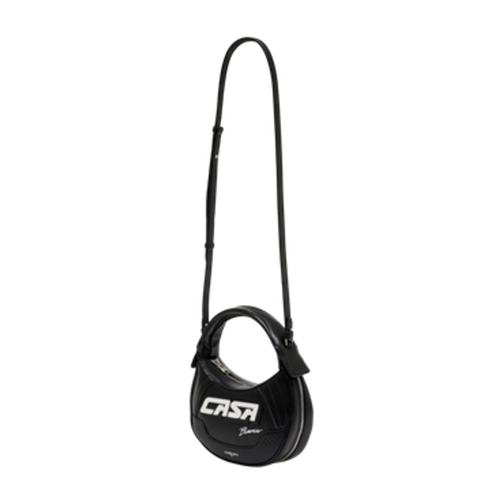 Biker-Handtasche – Casablanca – Leder – Schwarz