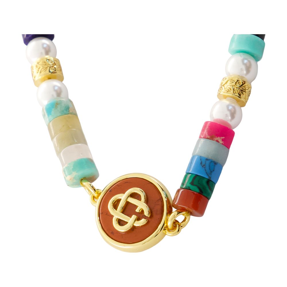 Armband „Multi Bead“ – Casablanca – Metall – Mehrfarbig