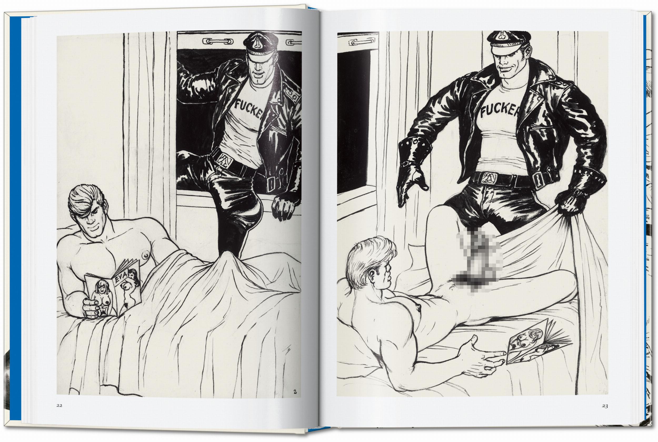 Taschen-Tom of Finland. The Complete Kake Comics. 45th Ed. (German, French, English)-Sexy Books-Black-Deal-Outlet-by-ARCHIVIST