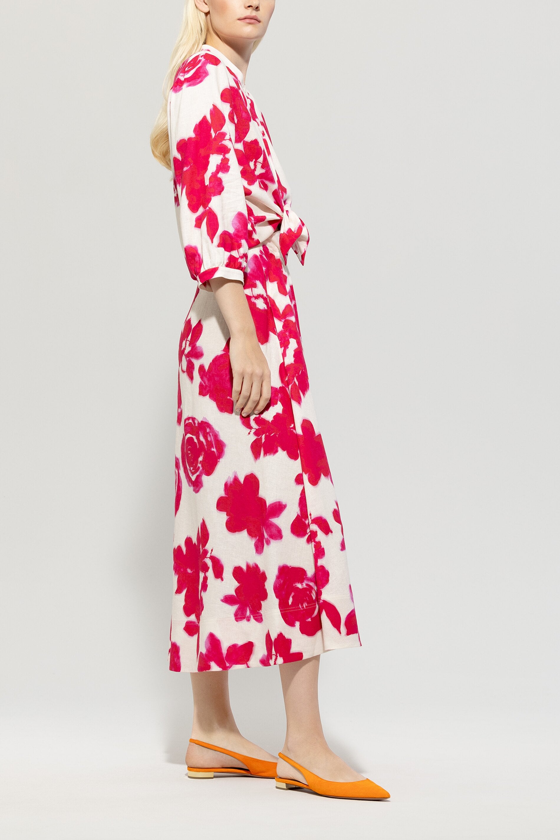 Maxirock mit Flower-Print