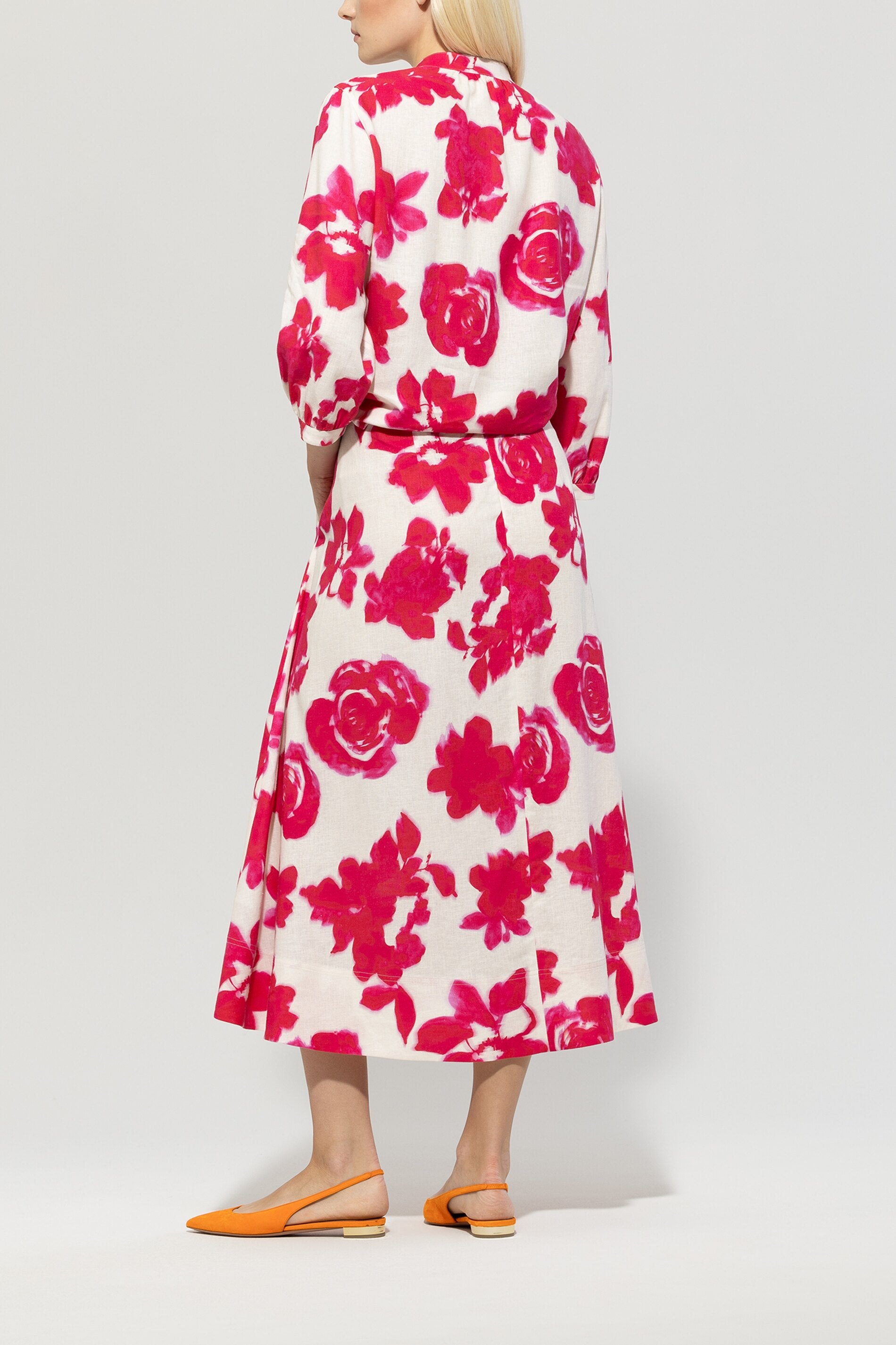 Maxirock mit Flower-Print