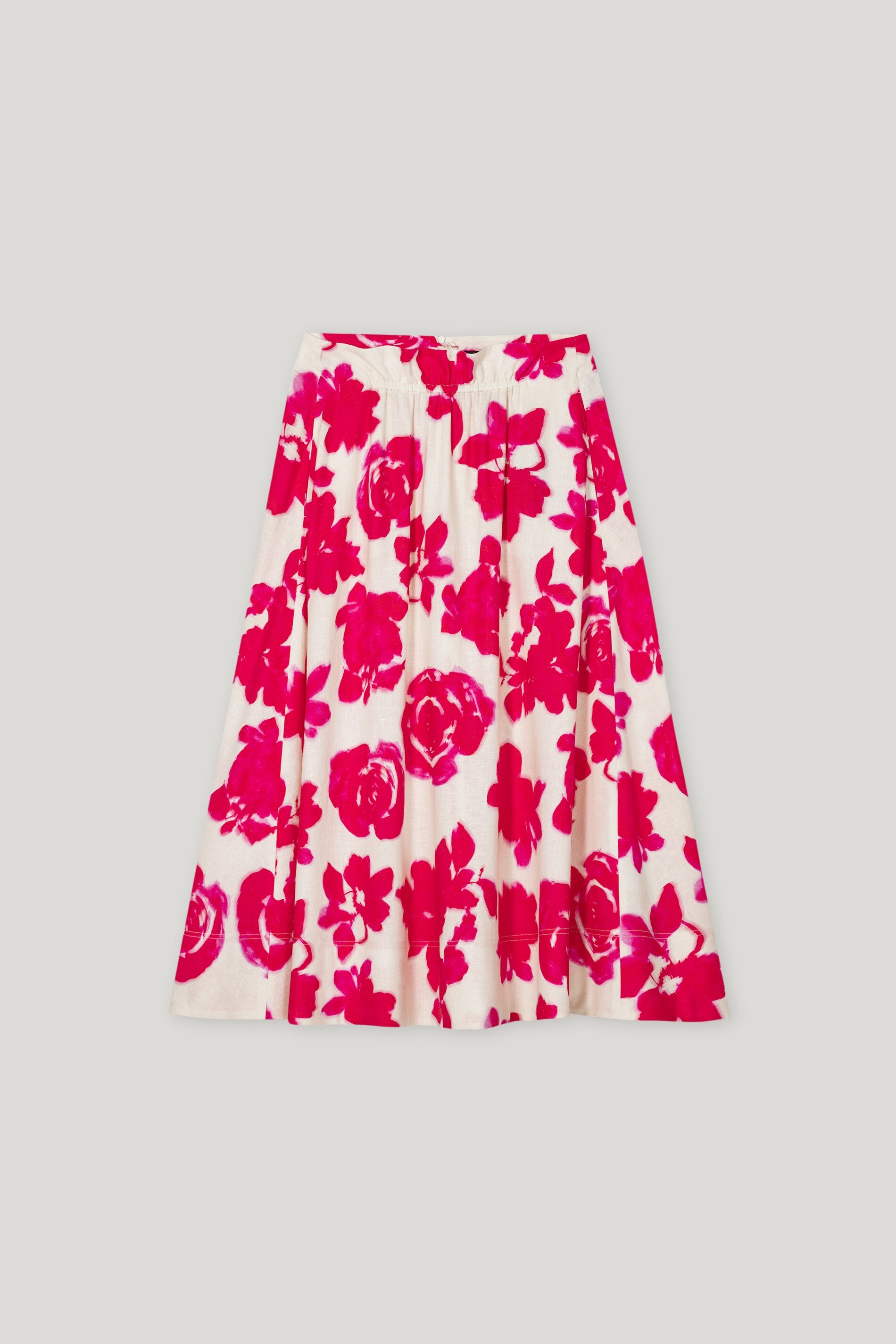 Maxirock mit Flower-Print