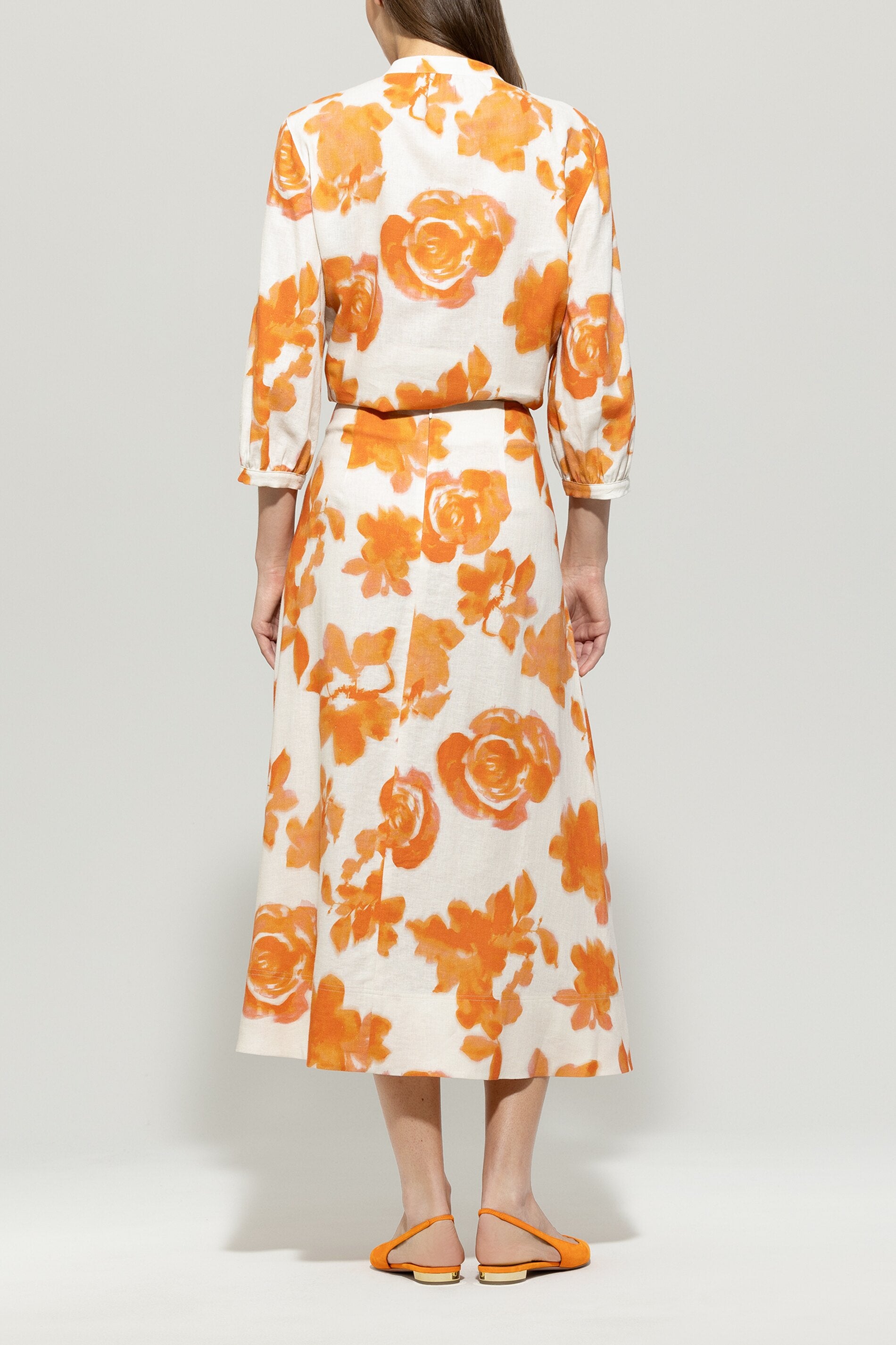 Maxirock mit Flower-Print