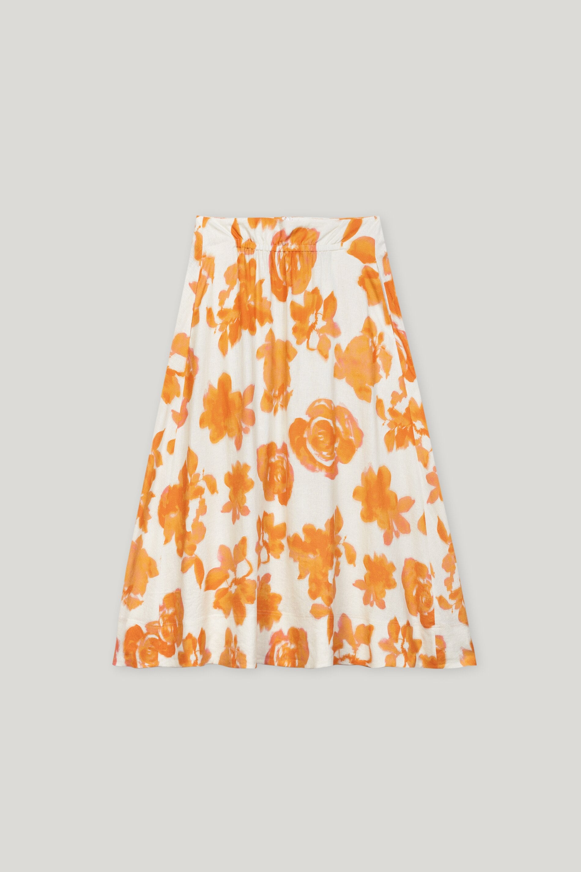 Maxirock mit Flower-Print