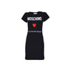 Moschino Couture-Moschino Couture In Love We Trust Mini Dress-WOMEN CLOTHING-Black-Deal-Outlet-by-ARCHIVIST