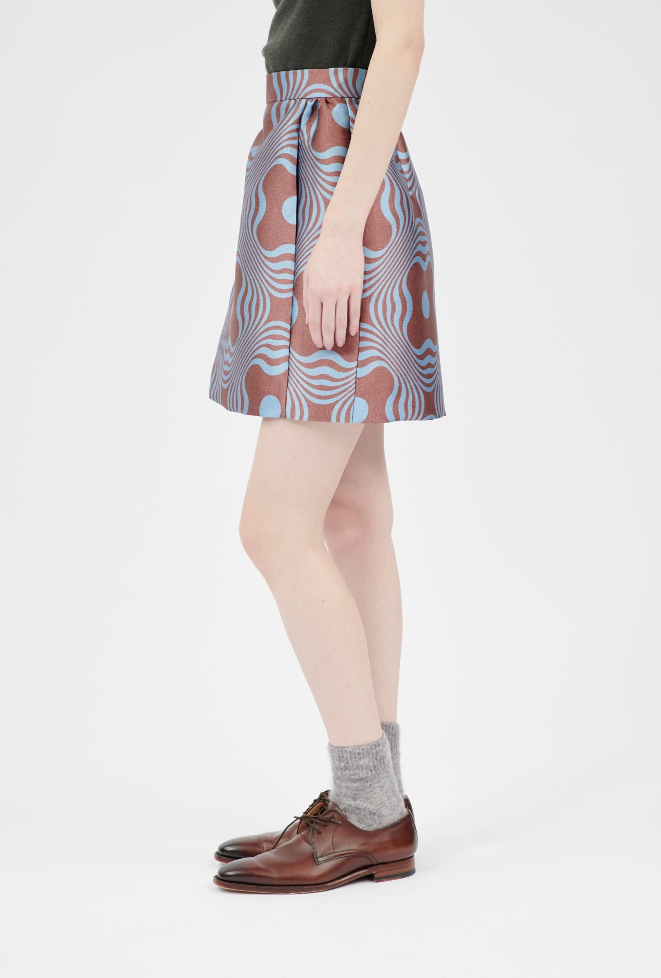 Op-Art Tapestry Rock, Nordic Blue