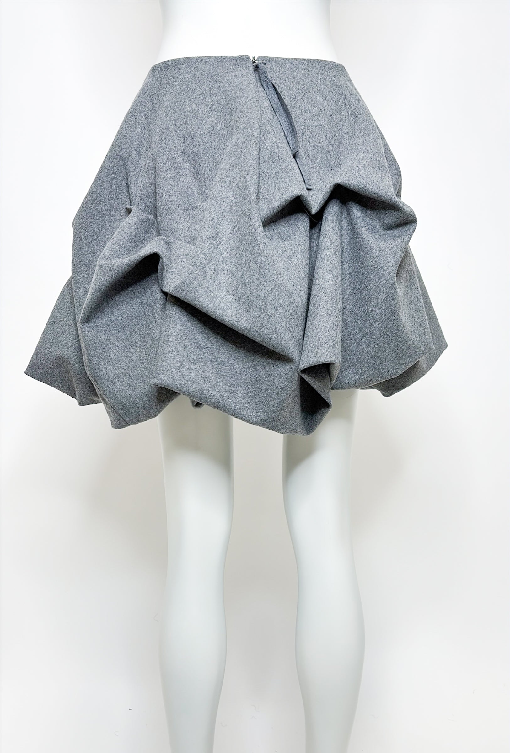 Flannel Jersey Rock, Light Flannel-Kleider & Röcke-Odeeh-OUTLET-ARCHIVIST-ARCHIVE-SALE