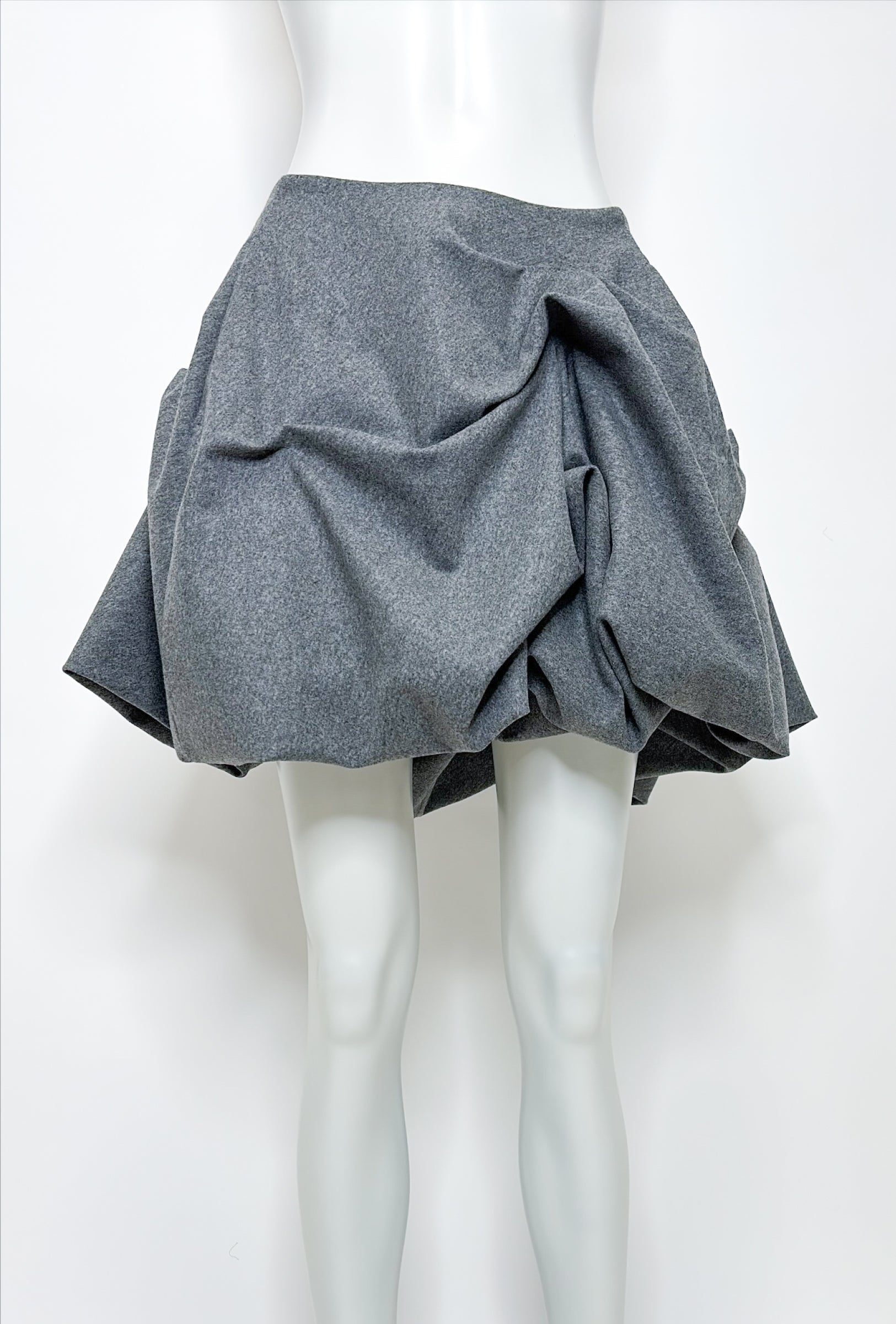 Flannel Jersey Rock, Light Flannel-Kleider & Röcke-Odeeh-OUTLET-34-Light Flannel-ARCHIVIST-ARCHIVE-SALE