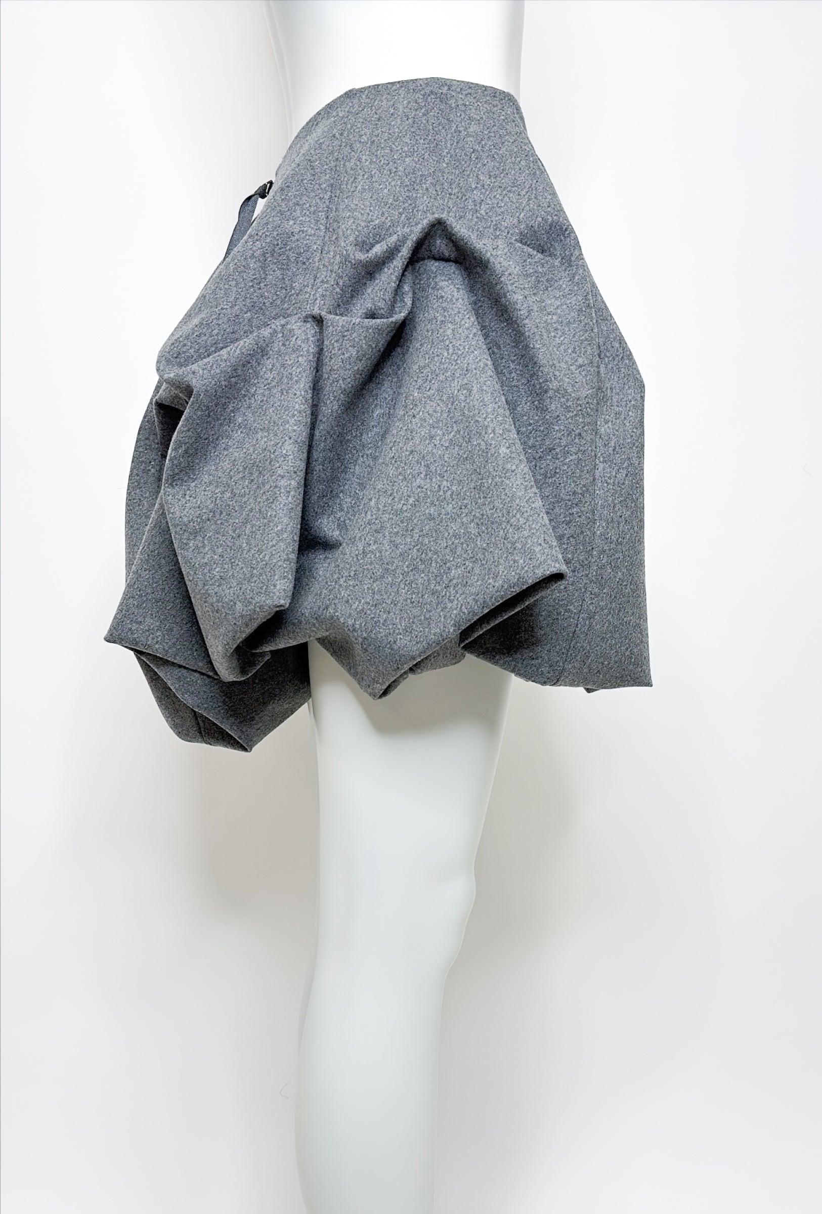 Flannel Jersey Rock, Light Flannel-Kleider & Röcke-Odeeh-OUTLET-ARCHIVIST-ARCHIVE-SALE