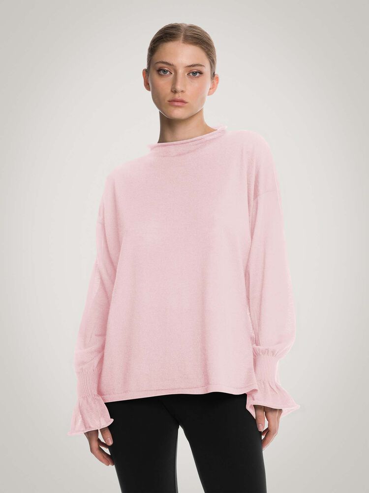 Cashmere Loose Top Long Sleeve