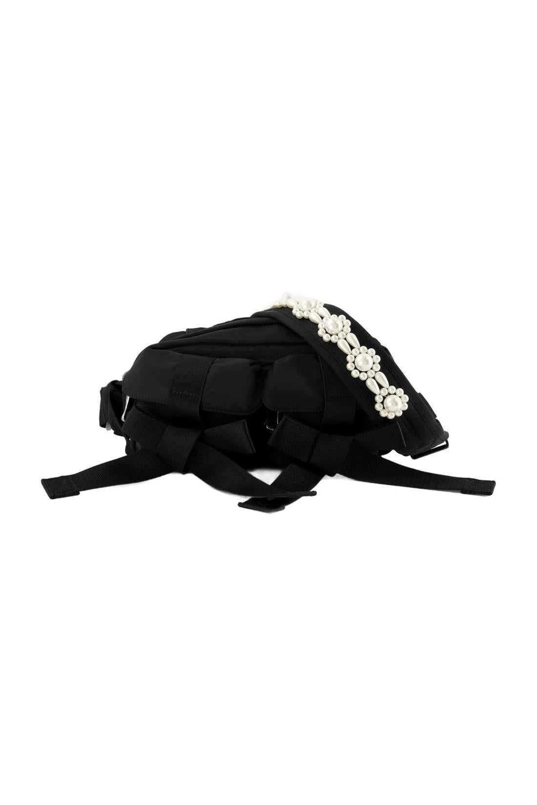 Bum Bag Umhängetasche - Simone Rocha - Nylon - Schwarz-Taschen-Simone Rocha-One size-black-ARCHIVIST