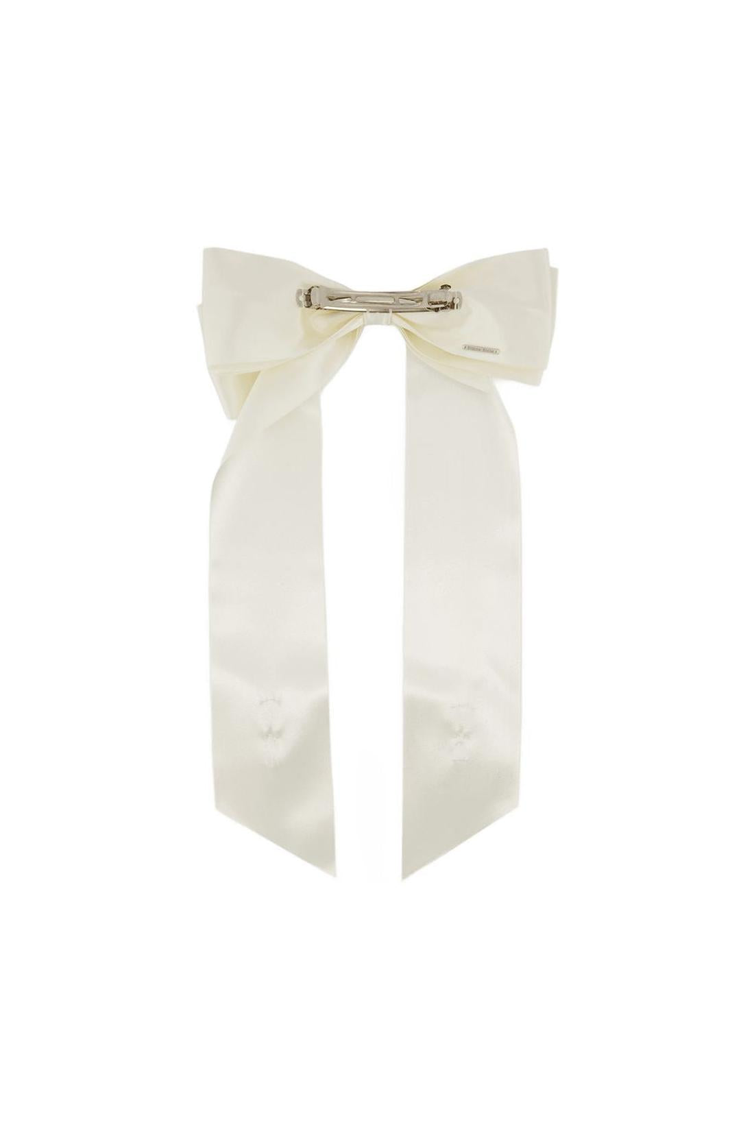 Flower Bow hair clips - Simone Rocha - Polyester - Ivory
