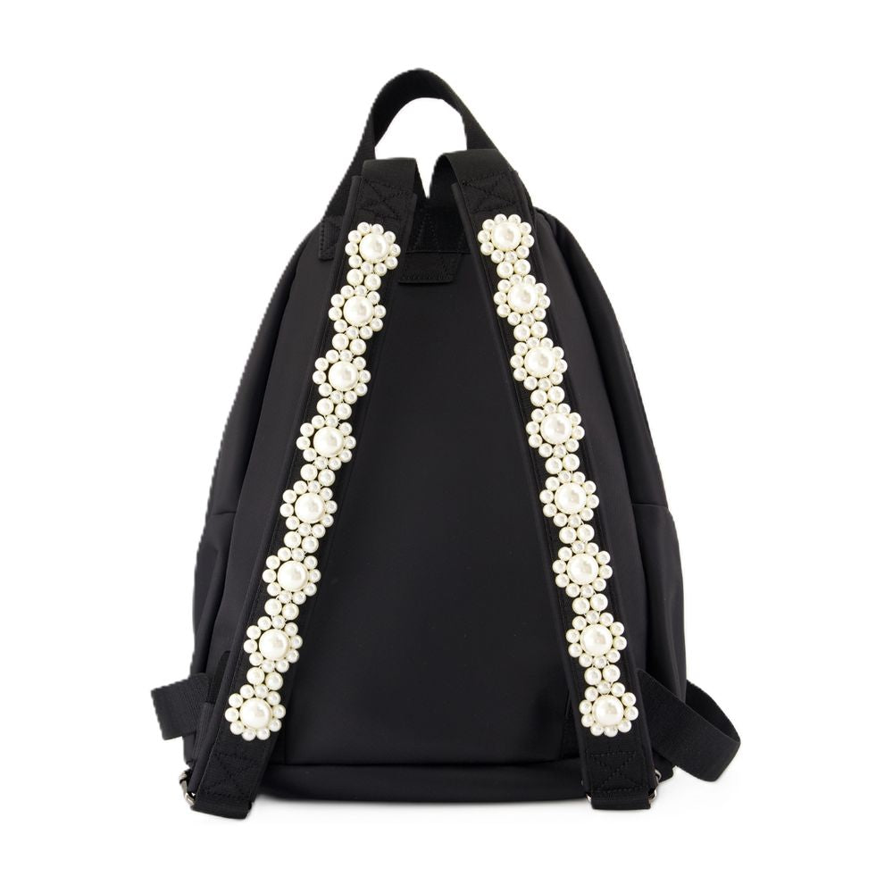 Bow Front Rucksack - Simone Rocha - Nylon - Schwarz