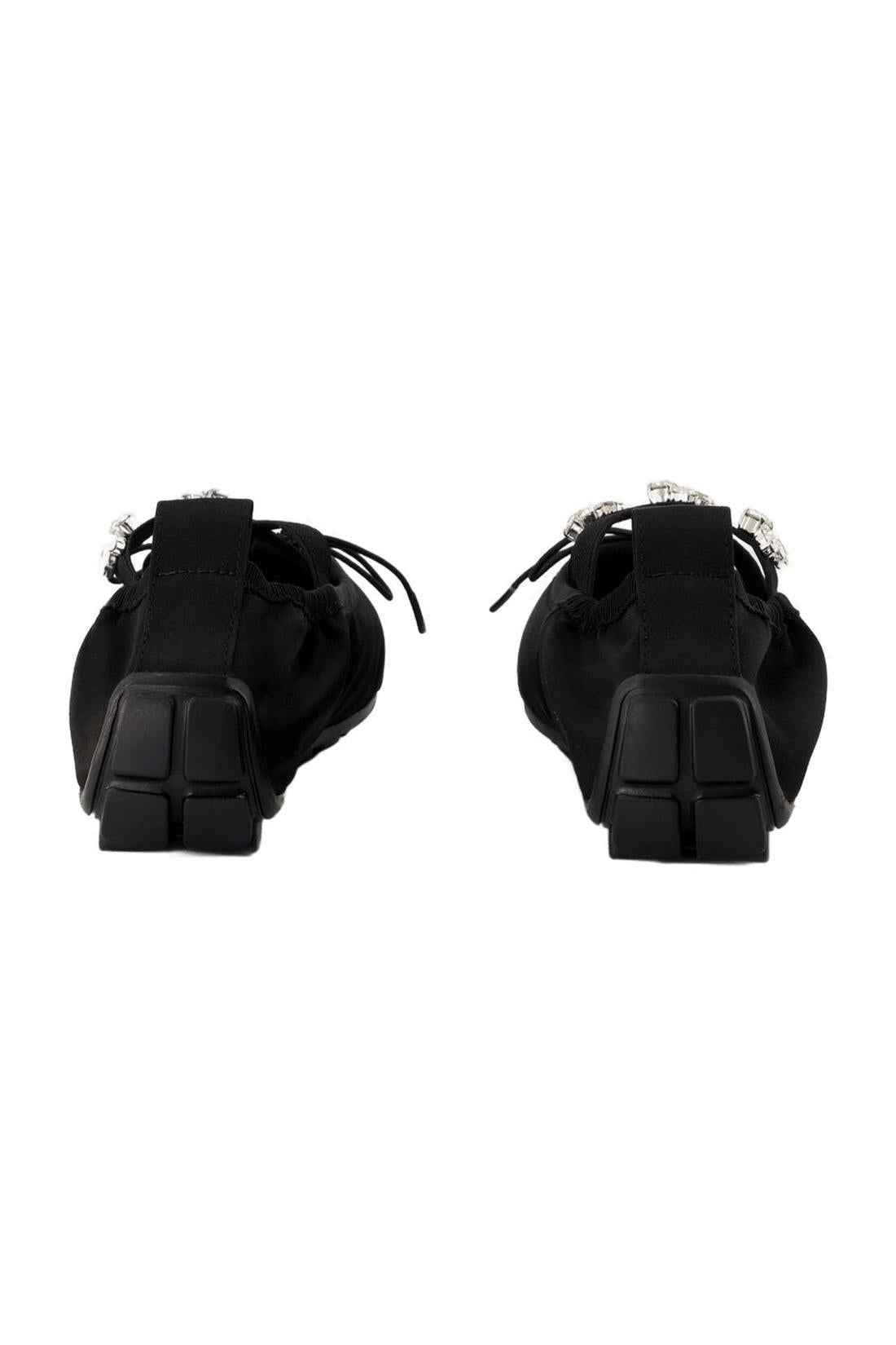 Simone Rocha-Grip Ballerinas - Simone Rocha - Leder - Schwarz-schuhe / flache-schuhe-Black-Deal-Outlet-by-ARCHIVIST