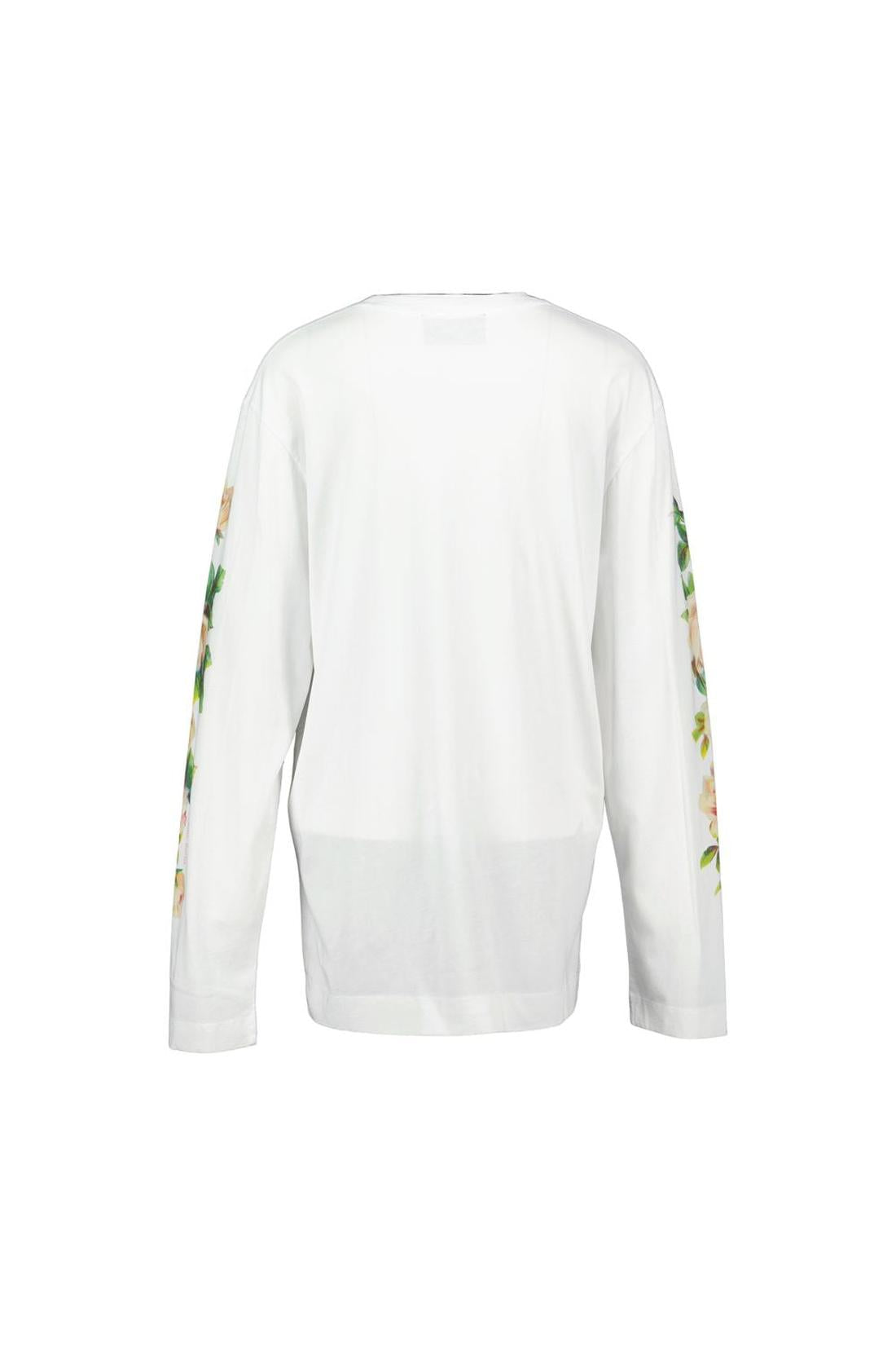 Simone Rocha-Pink Banquet T-Shirt - Simone Rocha - Baumwolle - Weiß-Shirts-Black-Deal-Outlet-by-ARCHIVIST