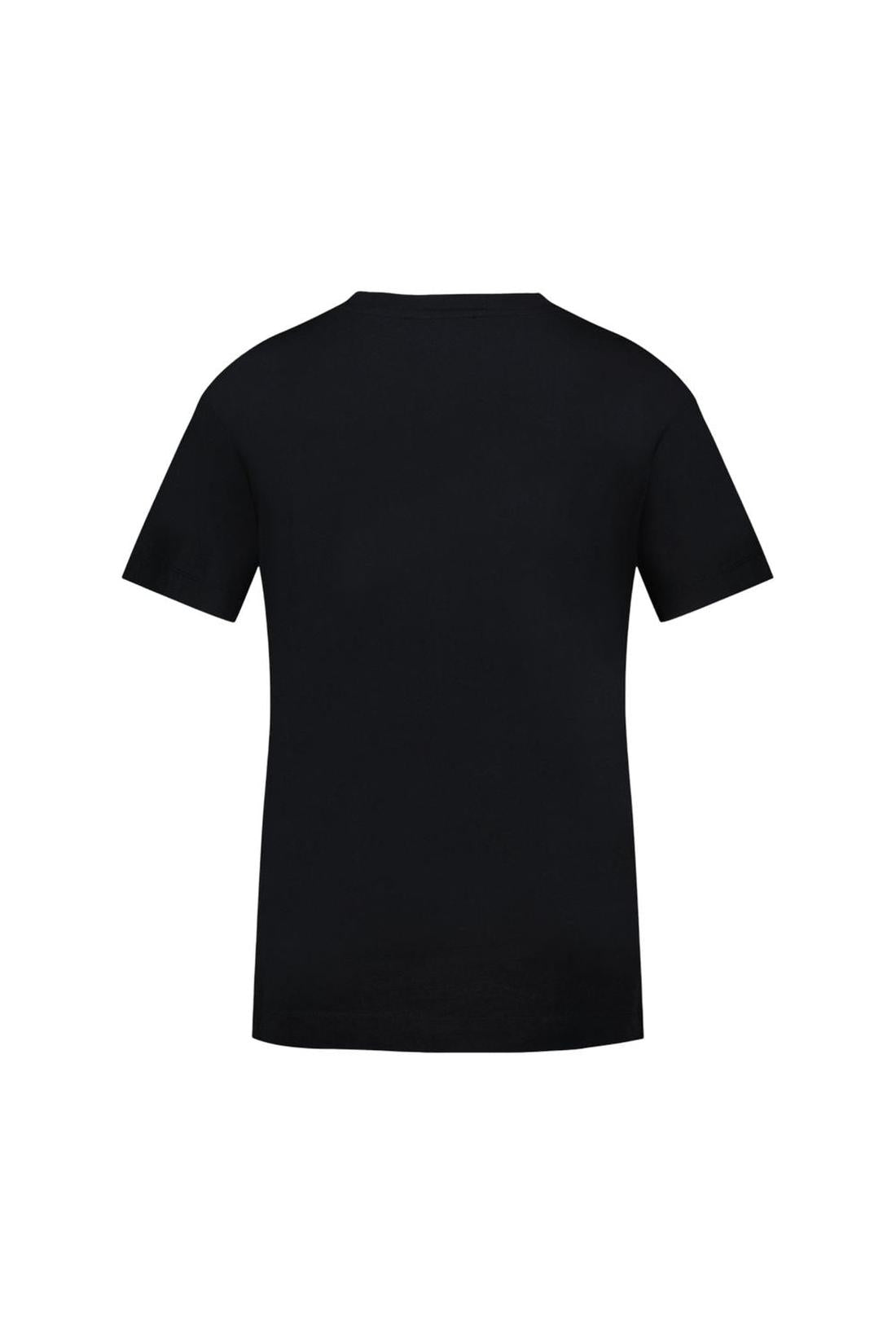 Simone Rocha-Rose Banquet T-Shirt - Simone Rocha - Baumwolle - Schwarz-Shirts-Black-Deal-Outlet-by-ARCHIVIST