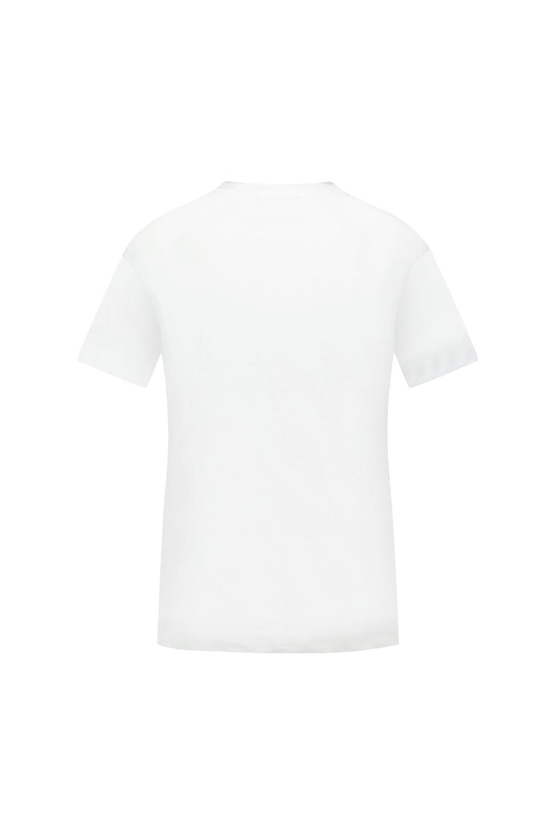 Simone Rocha-Pink Banquet T-Shirt - Simone Rocha - Baumwolle - Weiß-Shirts-Black-Deal-Outlet-by-ARCHIVIST