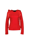 Simone Rocha-Bow Tail T-Shirt - Simone Rocha - Synthetik - Rot-Shirts-Black-Deal-Outlet-by-ARCHIVIST