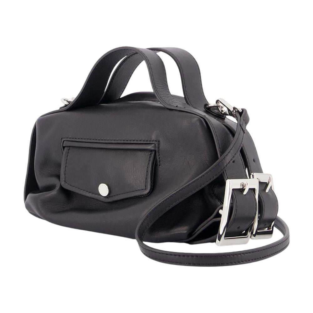 Mini-Biker-Handtasche – Simone Rocha – Leder – Schwarz