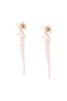 Simone Rocha-Petite Bow Drip Ohrringe - Simone Rocha - Crystal - Pink-Schmuck-Black-Deal-Outlet-by-ARCHIVIST