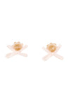 Simone Rocha-Petite Bow Daisy Ohrringe - Simone Rocha - Crystal - Pink-Schmuck-Black-Deal-Outlet-by-ARCHIVIST