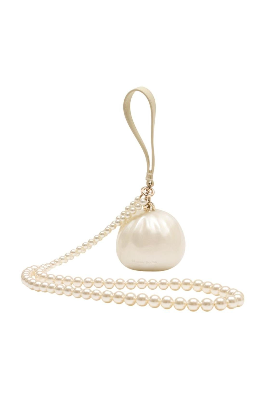 Dim Sum Schultertasche - Simone Rocha - Kunstleder - Elfenbeinfarben