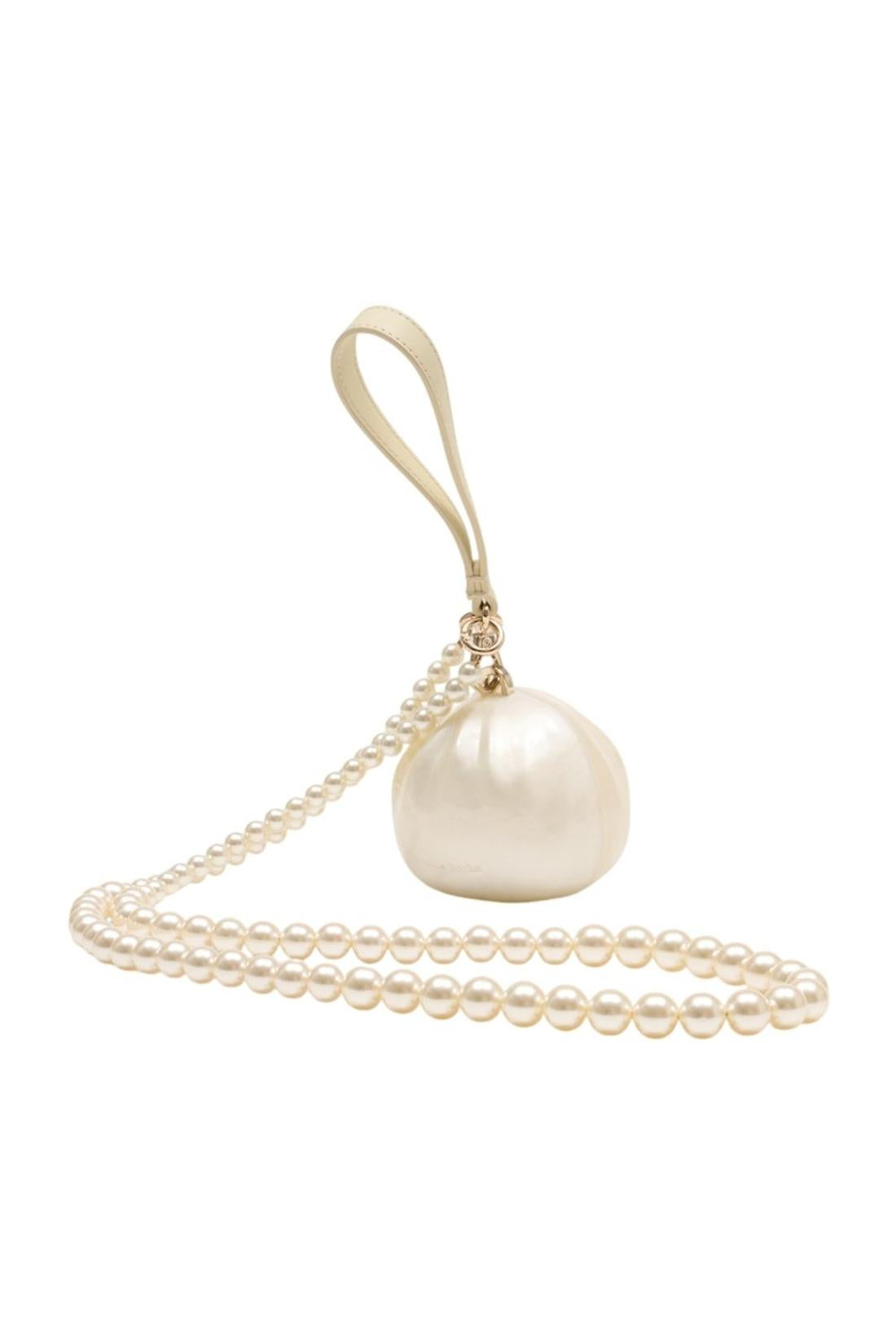 Dim Sum Schultertasche - Simone Rocha - Kunstleder - Elfenbeinfarben