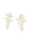 Simone Rocha-Petite Bow Ohrringe - Simone Rocha - Synthetik - Weiß-Schmuck-Black-Deal-Outlet-by-ARCHIVIST