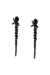 Simone Rocha-Petite Bow Drip Ohrringe - Simone Rocha - Crystal - Schwarz-Schmuck-Black-Deal-Outlet-by-ARCHIVIST