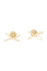Simone Rocha-Petite Bow Daisy Ohrringe - Simone Rocha - Crystal - Gelb-Schmuck-Black-Deal-Outlet-by-ARCHIVIST