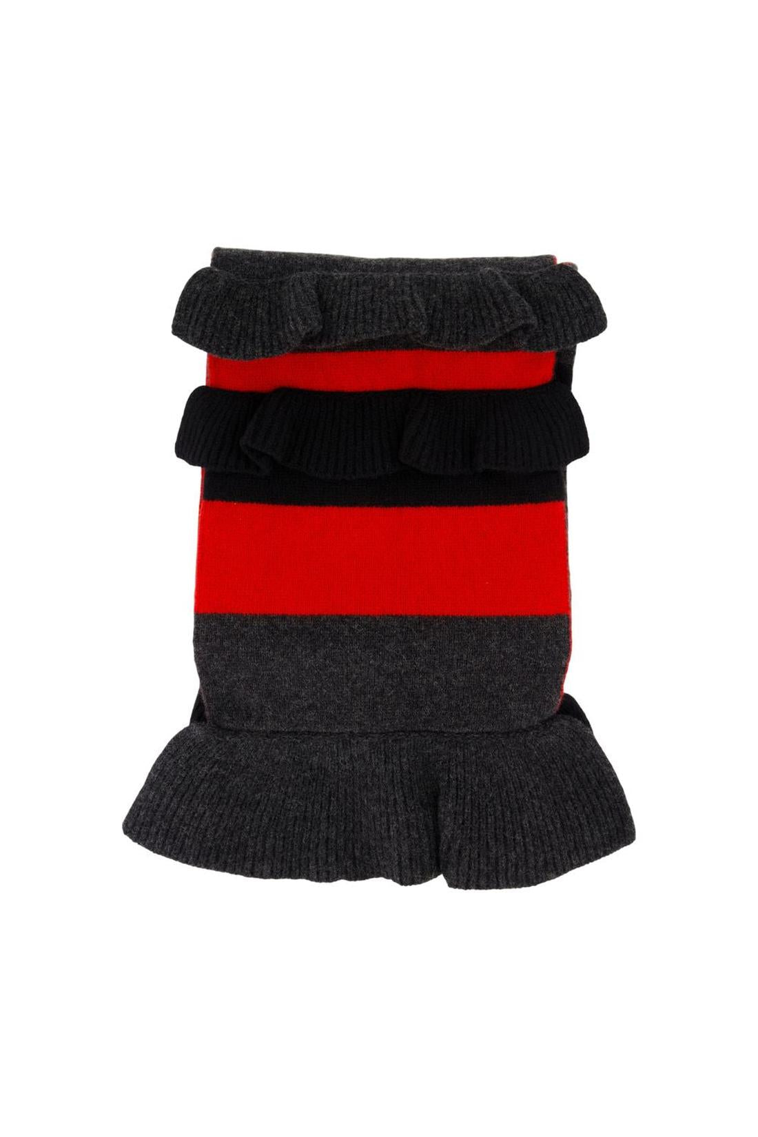 Simone Rocha-Daisy-Schal - Simone Rocha - Wolle - Rot-Outdoor-Black-Deal-Outlet-by-ARCHIVIST