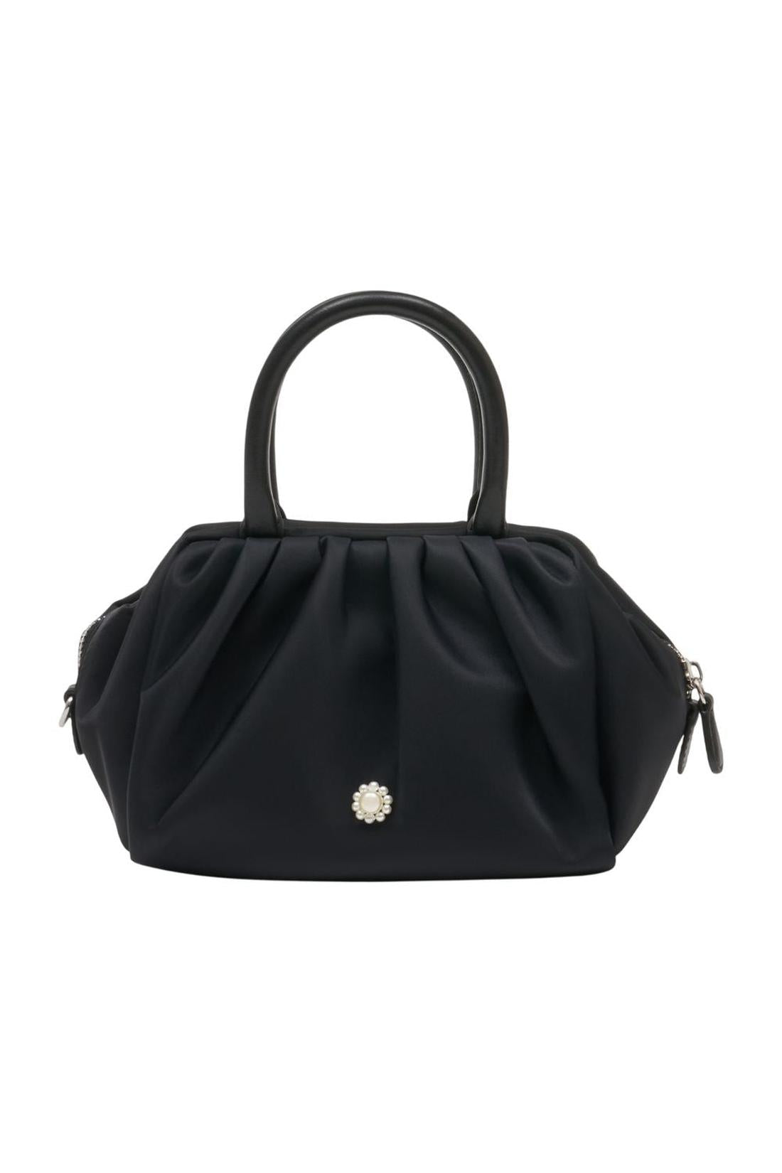 Mini Gathered Handtasche - Simone Rocha - Synthetik - Schwarz