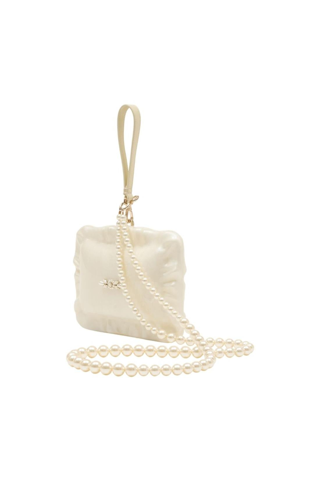 Pillowcase Schultertasche - Simone Rocha - Kunstleder - Ivory