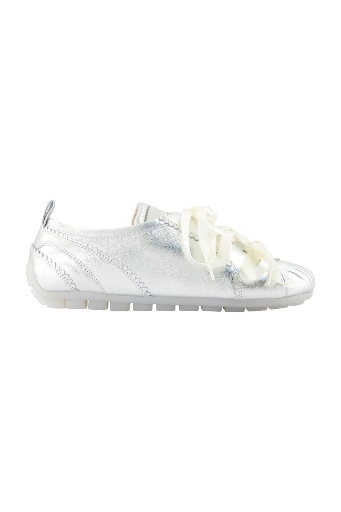 Sneakers Ballerina Grip Trainer - Simone Rocha - Leder - Silber
