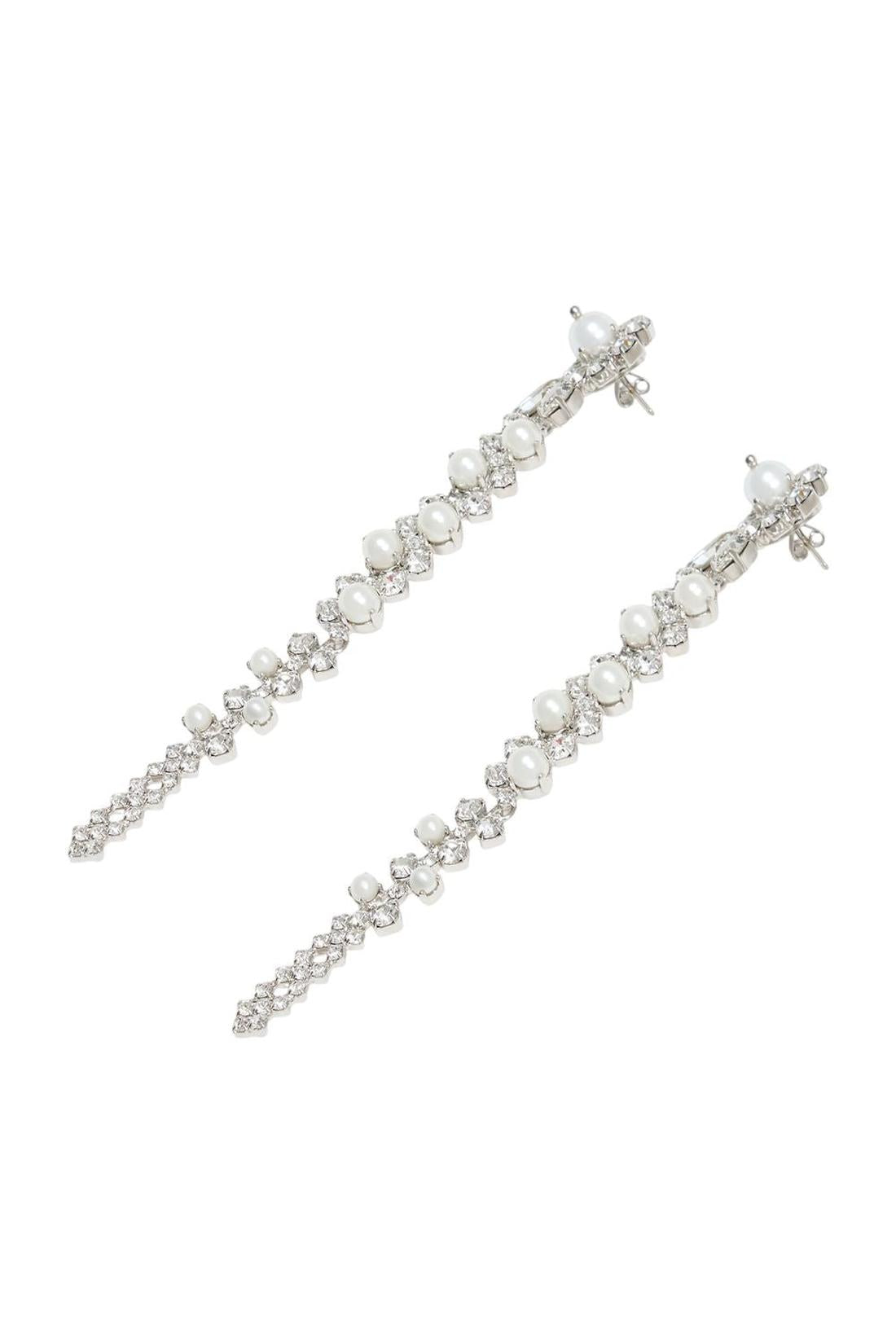 Ohrringe Drip – Simone Rocha – Kristall – Elfenbein-Schmuck-Simone Rocha-ARCHIVIST