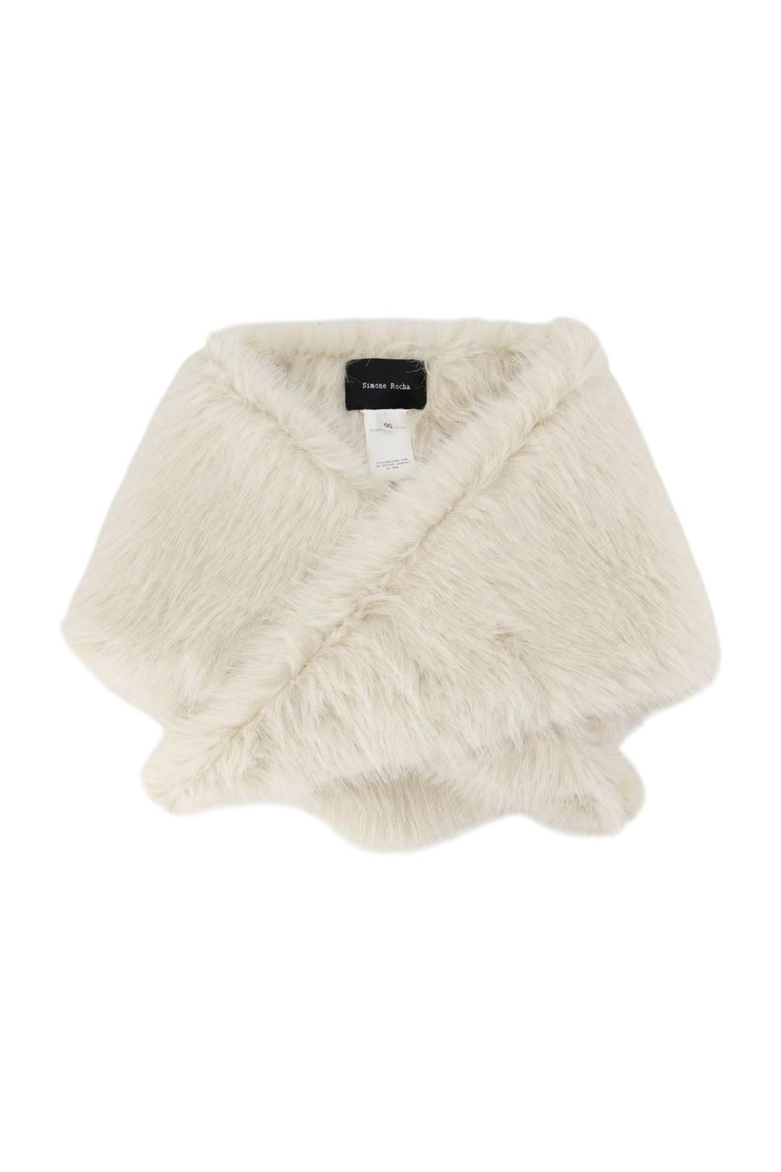 Halstuch – Simone Rocha – Kunstfell – Beige