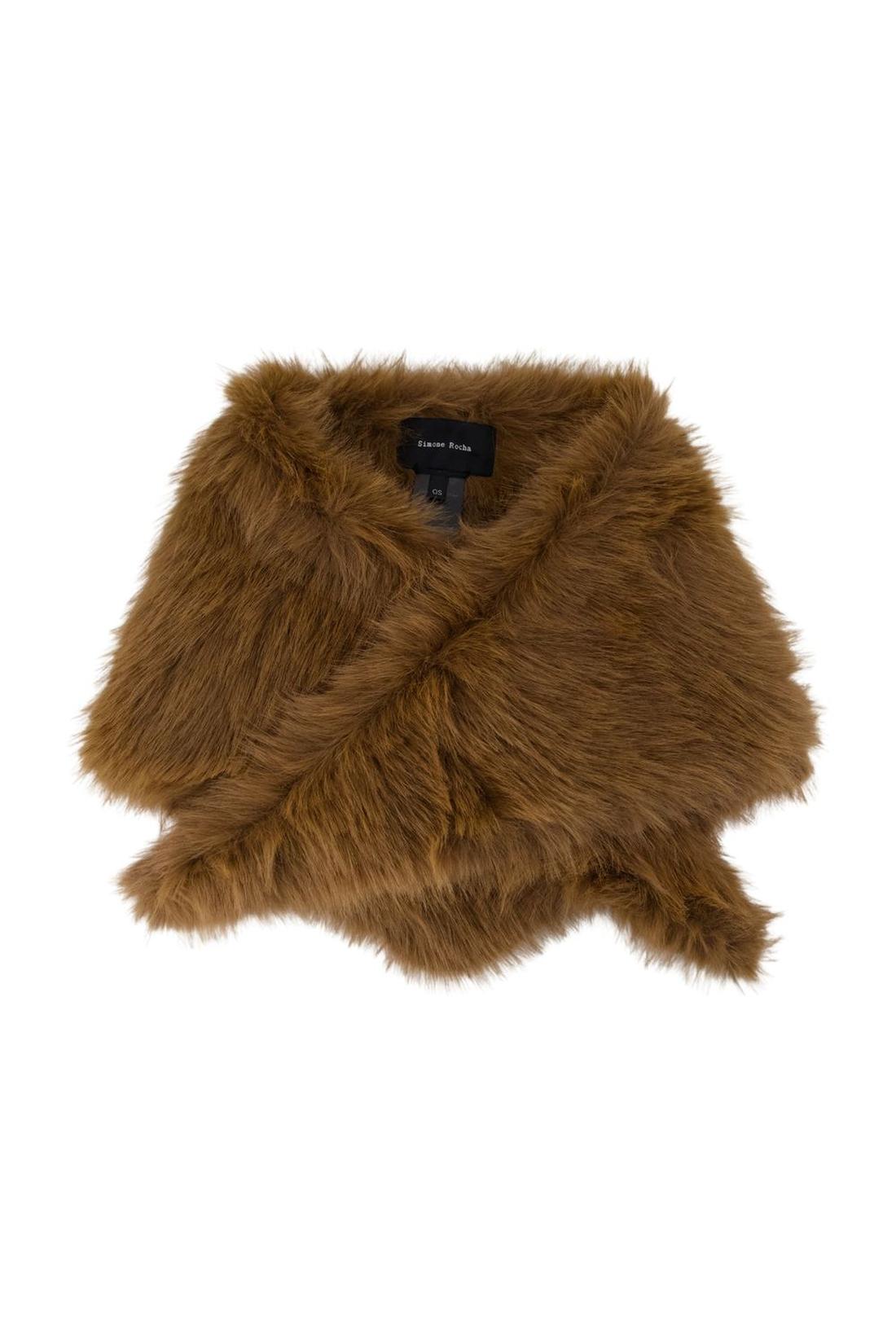 Halstuch – Simone Rocha – Kunstfell – Braun